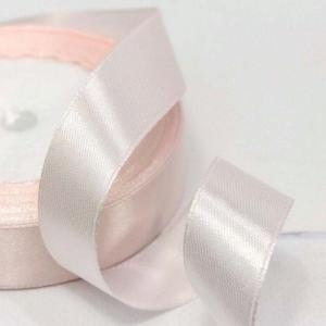 Лента атласная сатин 2 см*25 Y Бледный розовый 562-20/63