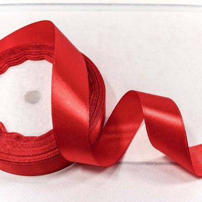 Лента атласная сатин 2 см*25 Y Красный 562-20/26