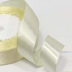 Лента атласная сатин 2 см*25 Y Кремовый 20/50