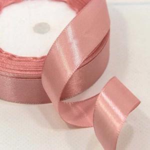 Лента атласная сатин 2 см*25 Y Умеренный розовый 20/75