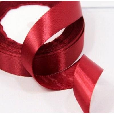 Лента атласная сатин 2 см*25 Y Винный 20/152