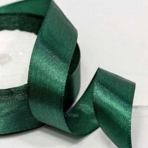 Лента атласная сатин 2.5 см*25 Y Глубокий синевато-зеленый 562-25/103