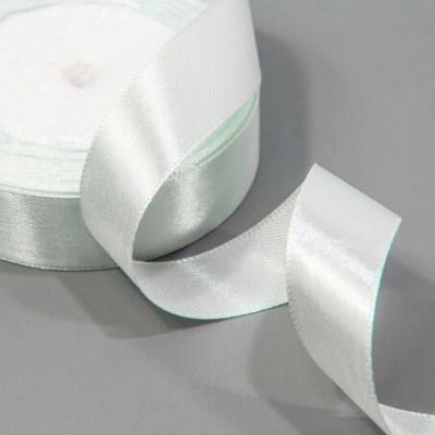 Лента атласная сатин 2.5 см*25 Y Небесная лазурь 25/12