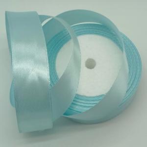 Лента атласная сатин 2.5 см*25 Y Небесно-бирюзовый 50203