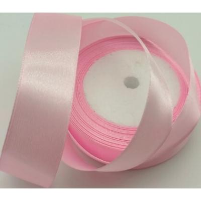 Лента атласная сатин 2.5 см*25 Y Пудрово-розовый 50204