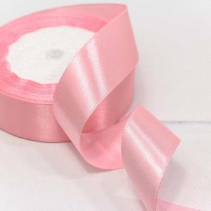 Лента атласная сатин 2.5 см*25 Y Светлый перпурно-розовый 562-25/04