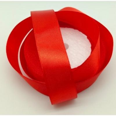 Лента атласная сатин 2.5 см*25 Y Темно-красный 50208