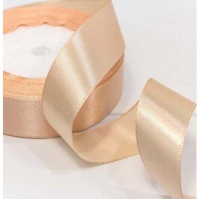 Лента атласная сатин 2.5 см*25 Y Темно-персиковый 562-25/174