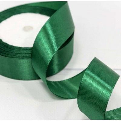 Лента атласная сатин 2.5 см*25 Y Темно-зеленый 562-25/56