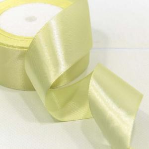 Лента атласная сатин 3.8 см*25 Y Канареечный 562-38/02