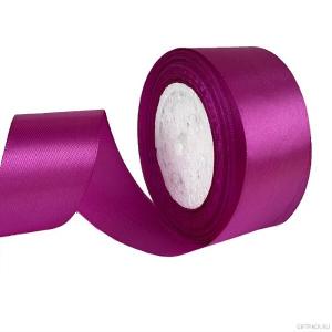 Лента атласная сатин 3.8 см*25 Y Малиновый 38/29