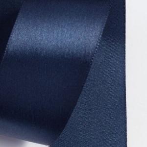 Лента атласная сатин 4 см 25 Y Темно-синий 172197