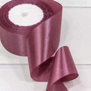 Лента атласная сатин 5 см*25 Y Лиловый 562-50/118