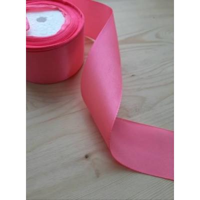 Лента атласная сатин 5 см*25 Y Розовый 50/05