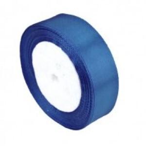Лента атласная сатин 5 см*25 Y Синяя 50/40