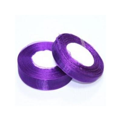 Лента органза 1.2 см*50 Y Фиолетовая 10 шт/уп 53523ф