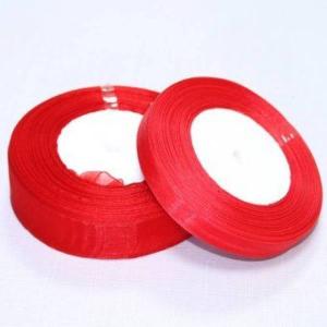 Лента органза 1.2 см*50 Y Красная 10 шт/уп 53523к