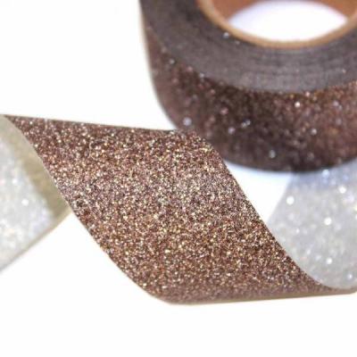Лента полипропиленовая 2 см*25 ярд Блеск темный шоколад 44741тш