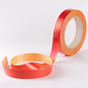 Лента полипропиленовая простая 2 см*50 ярд Красный/желтый 5673112