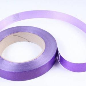 Лента полипропиленовая простая 2 см*50 ярд Однотонная тиснение дерево фиолетовый 56768ф