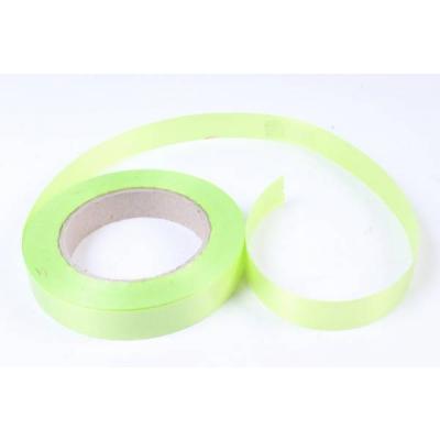 Лента полипропиленовая простая 2 см*50 ярд Однотонная тиснение дерево салатовый 567689