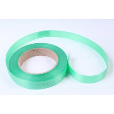 Лента полипропиленовая простая 2 см*50 ярд Однотонная тиснение дерево зеленый 56768з