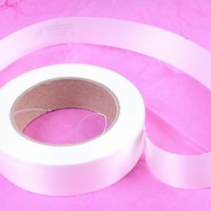 Лента полипропиленовая простая 3 см*50 ярд Гладкая без тиснения белый 5606615