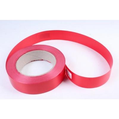 Лента полипропиленовая простая 3 см*50 ярд Гладкая без тиснения красный 5606616