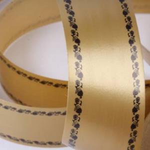 Лента полипропиленовая простая 3 см*50 ярд С дубками по краям 562598