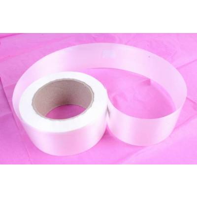 Лента полипропиленовая простая 5 см*50 ярд Гладкая без тиснения белый 560611