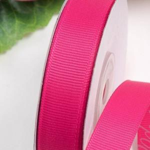 Лента репсовая 1.5 см 20 ярд 1 сорт Фуксия 171379