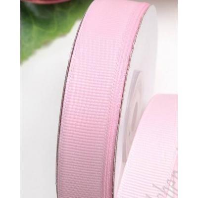 Лента репсовая 1.5 см 20 ярд 1 сорт Розовый 171374