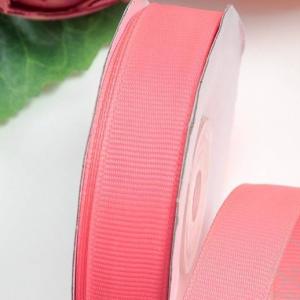 Лента репсовая 1.5 см 20 ярд 1 сорт Ярко-розовый 171380