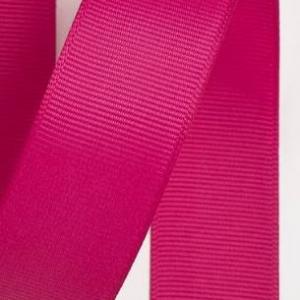 Лента репсовая 2.5 см 20 ярд 1 сорт фуксия №27 171556