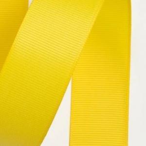 Лента репсовая 2.5 см 20 ярд 1 сорт Желтый 171569