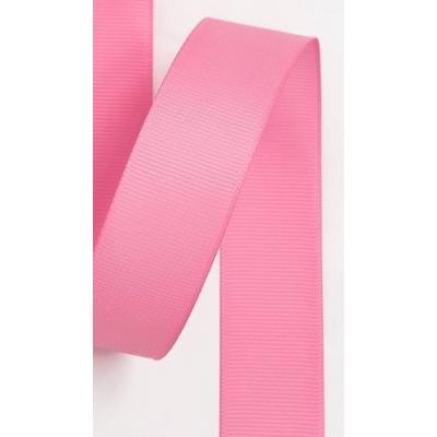 Лента репсовая 2.5 см 20 ярд Розовый 1 сорт 171547