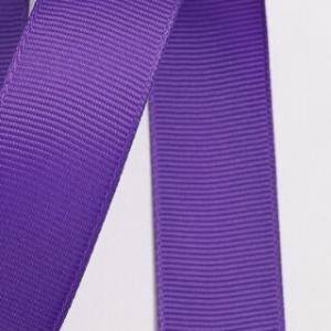 Лента репсовая 2.5 см 20 ярд Темно-фиолетовый 171418