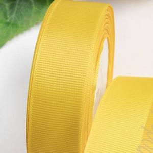 Лента репсовая 2.5 см 20 ярд Желтый 170934