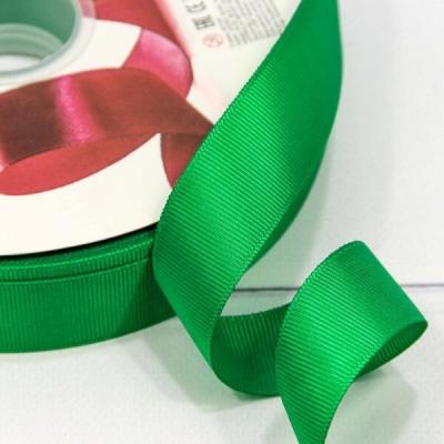 Лента репсовая 2.5 см*100 Y Зеленая 563-25/19