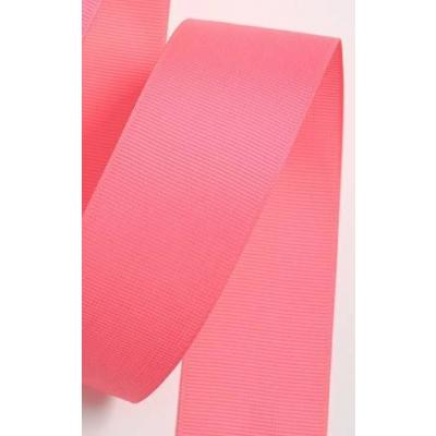 Лента репсовая 4 см*20 ярд Ярко-розовый 171079