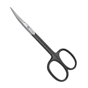 Маникюрные ножницы 212-08 B/Rз черные лезвия 22 мм