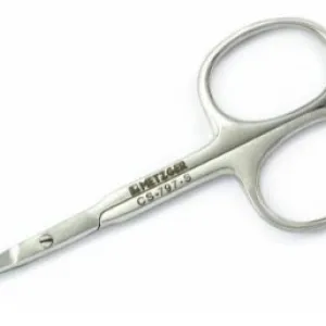 Маникюрные ножницы CS-797-S(CVD) для кожи изогнутые