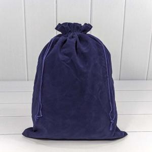 Мешочек подарочный бархатный 30*40 см Синий 449965