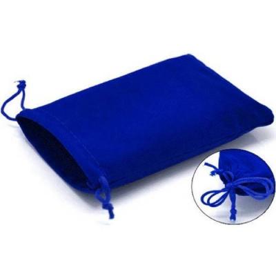 Мешочек подарочный бархатный 7*9 см Синий 44080