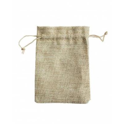 Мешочек подарочный лен искусственный 18*23 см Однотонный 44651