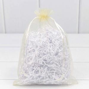 Мешочек подарочный органза 14*20 см Бежевый 447592