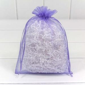 Мешочек подарочный органза 14*20 см Сиреневый 444173