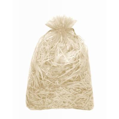 Мешочек подарочный органза 17*23 см Однотонный бежевый 44569беж