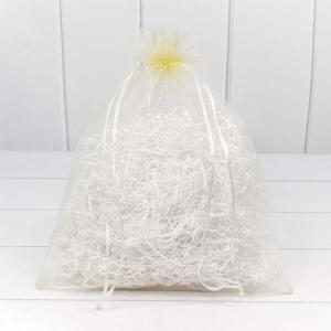 Мешочек подарочный органза 26*32 см Однотонный бежевый 44580беж