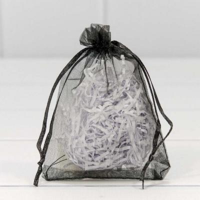 Мешочек подарочный органза 9*12 см Черный 440950